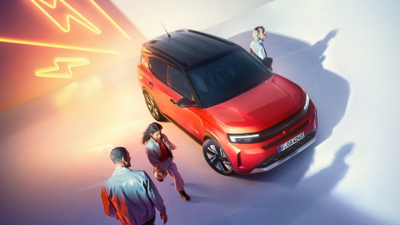Opel Frontera sedd snett ovanifrån