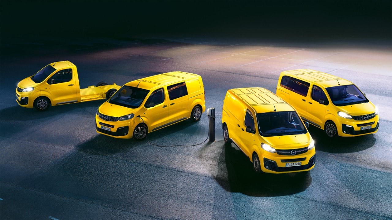 Opel, Vivaro-e, Range